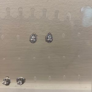 pandora teardrop earrings
